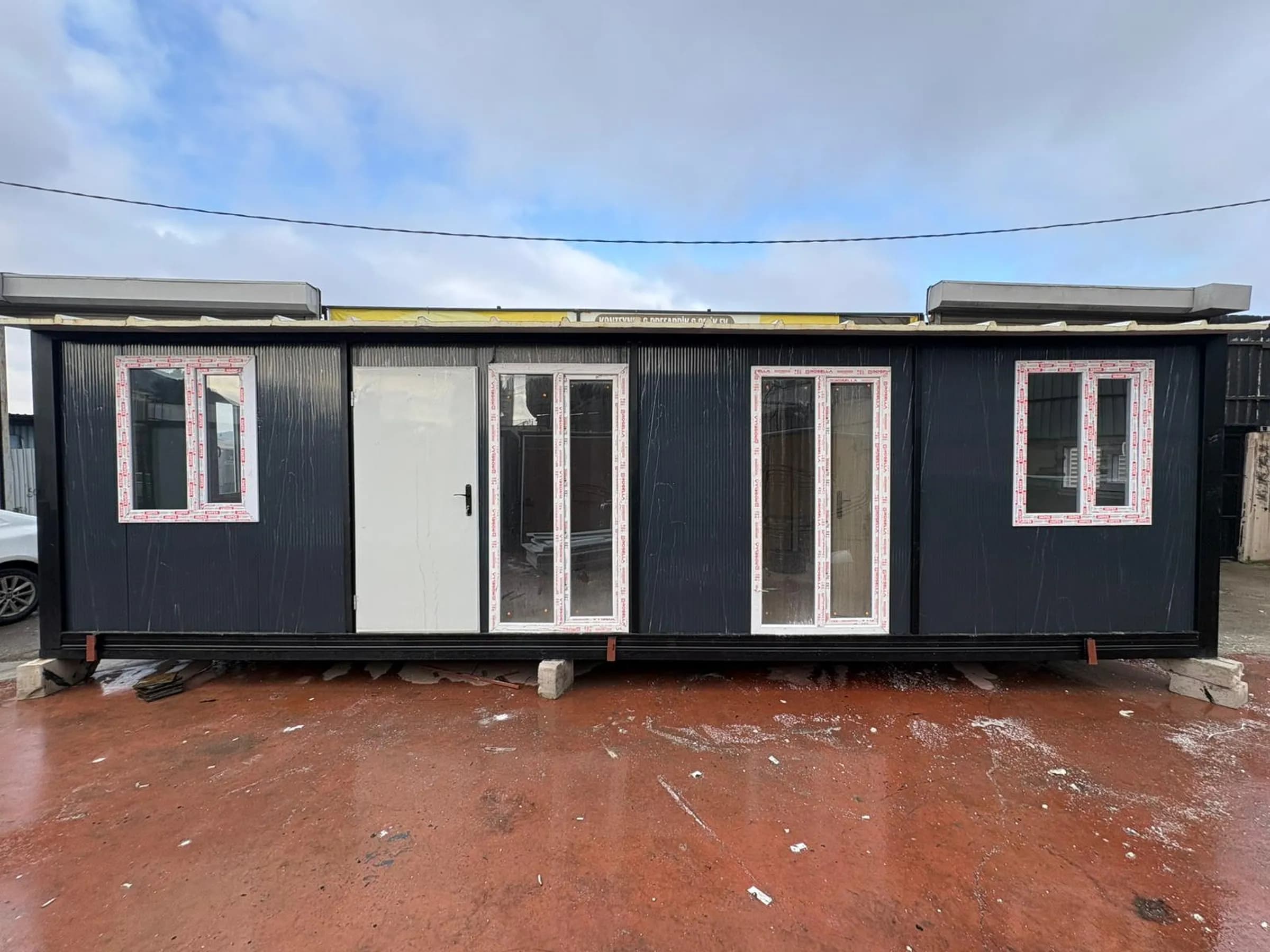 9x4 (36m2) Beşik Çatı Prefabrik Konteyner Ev - Ofis - Görsel 1