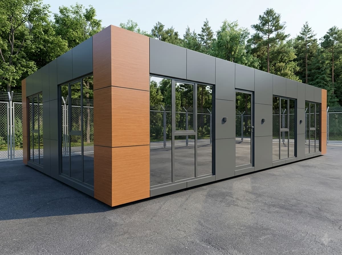 10x6 (60m2) Birleşim Modeli Kompozit Kaplama Konteyner Ofis & Ev - Görsel 1
