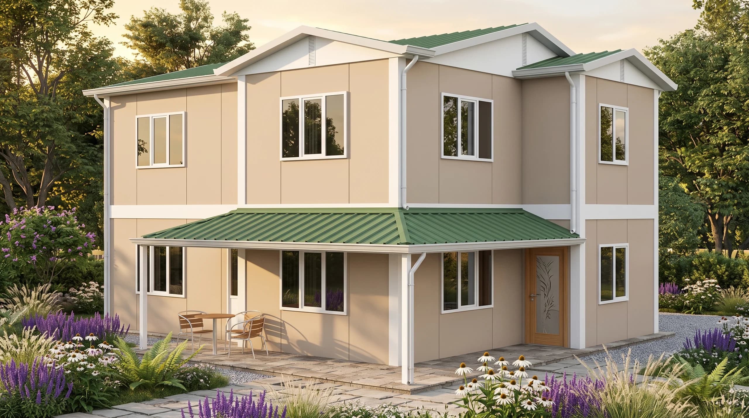 Çift Katlı Prefabrik 142m2 - Görsel 1