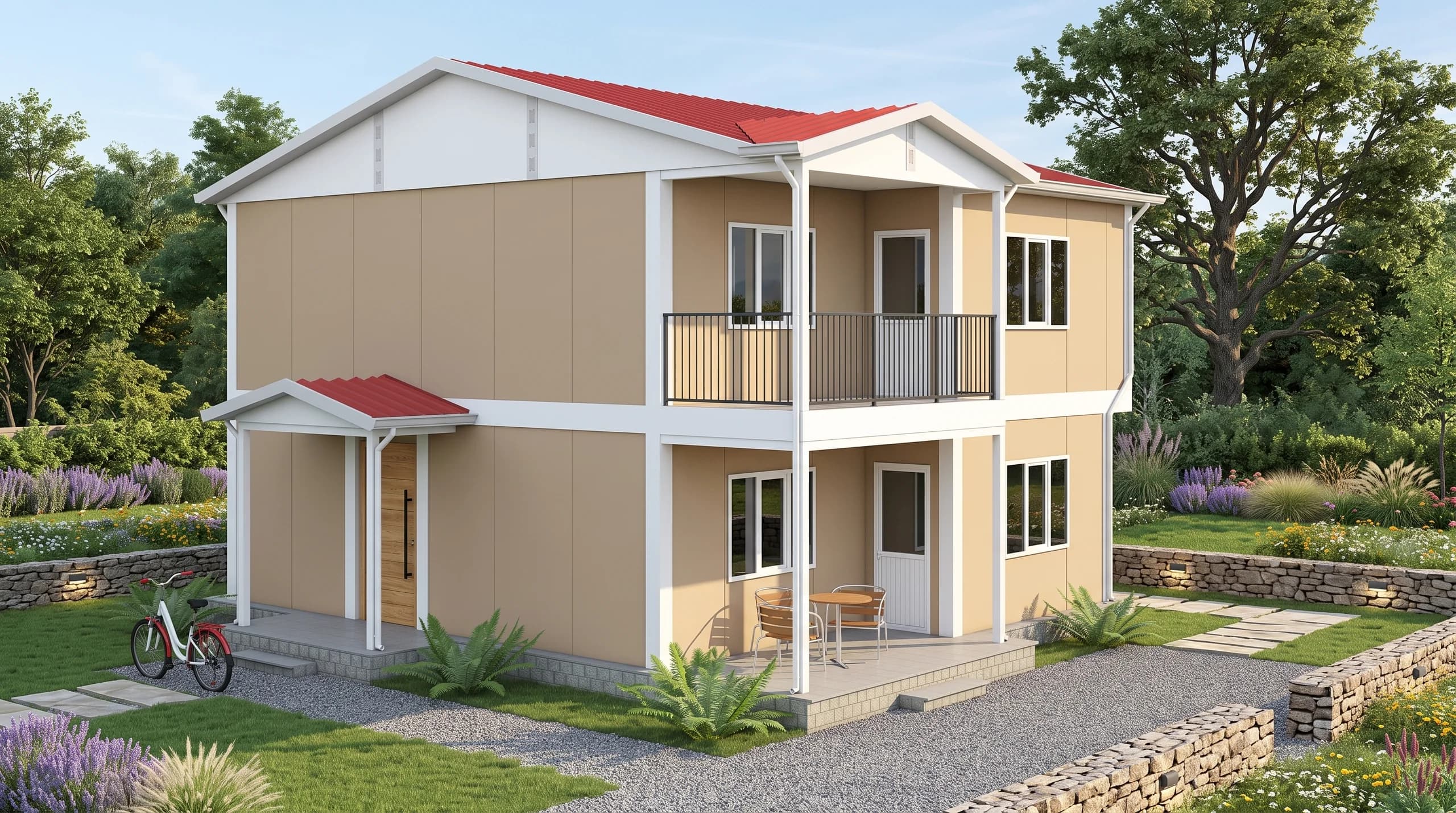 Çift Katlı Prefabrik 150m2 - Görsel 1