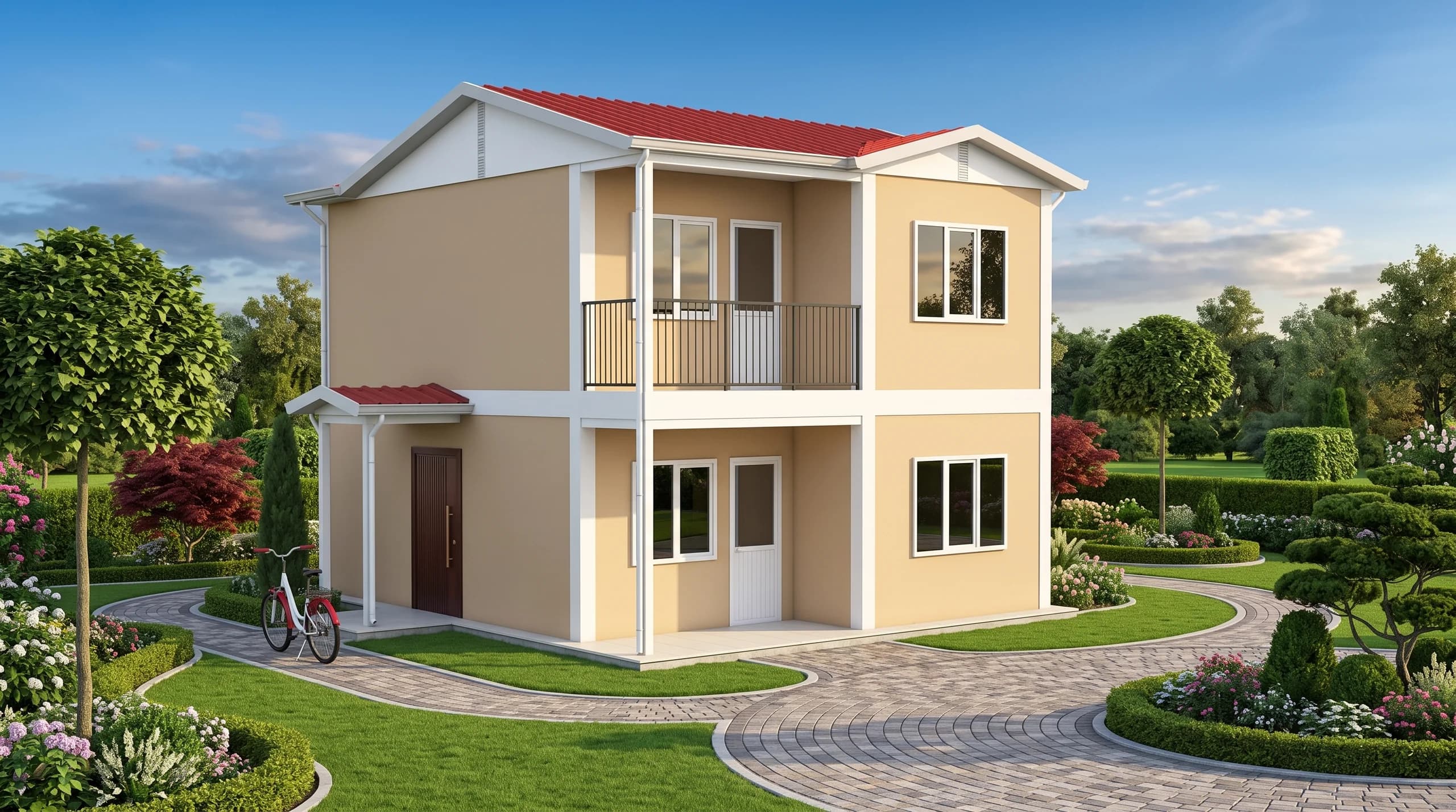 Çift Katlı Prefabrik 92m2