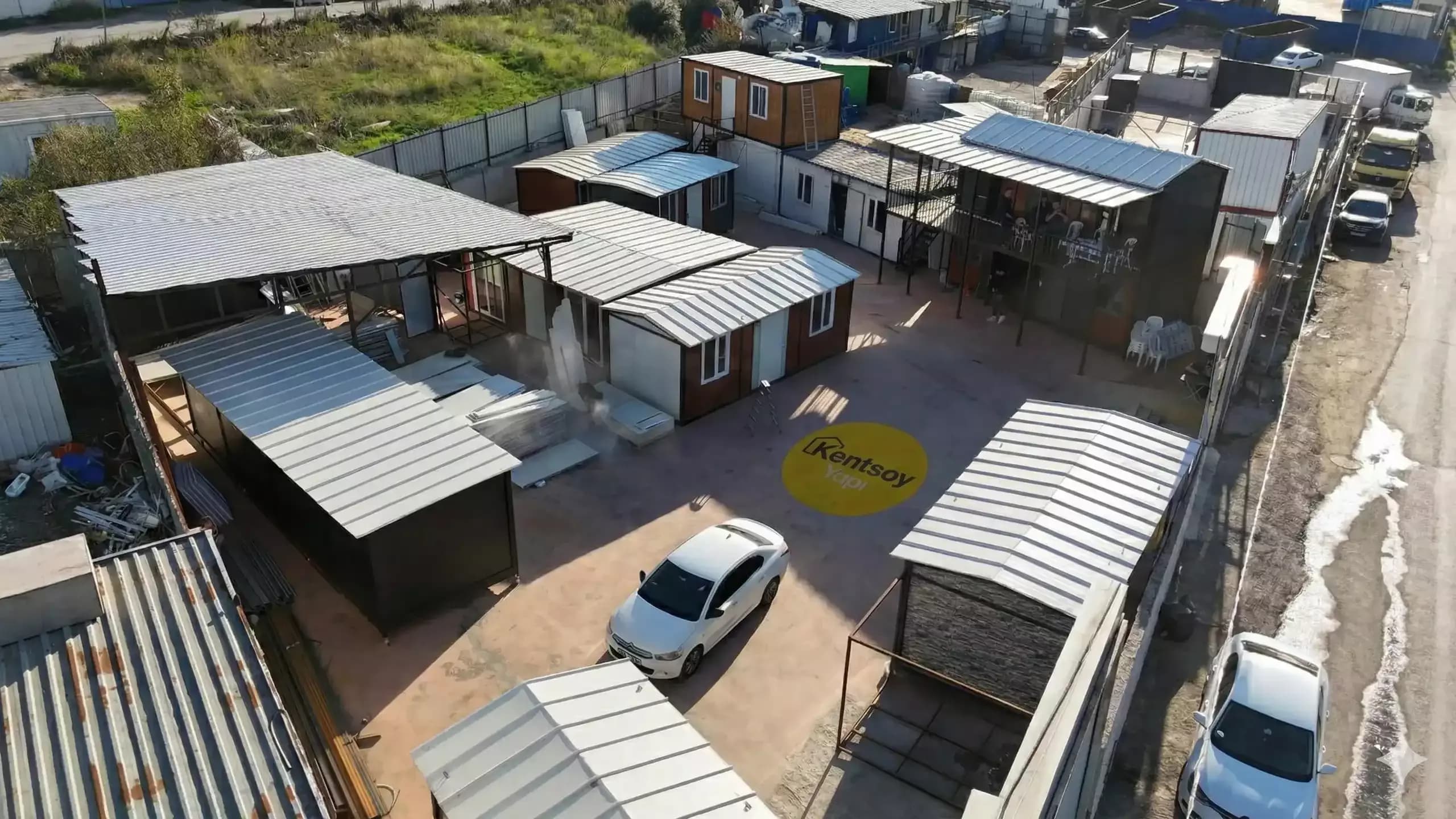 Kentsoy Yapı — Fabrika Havadan Görünüm