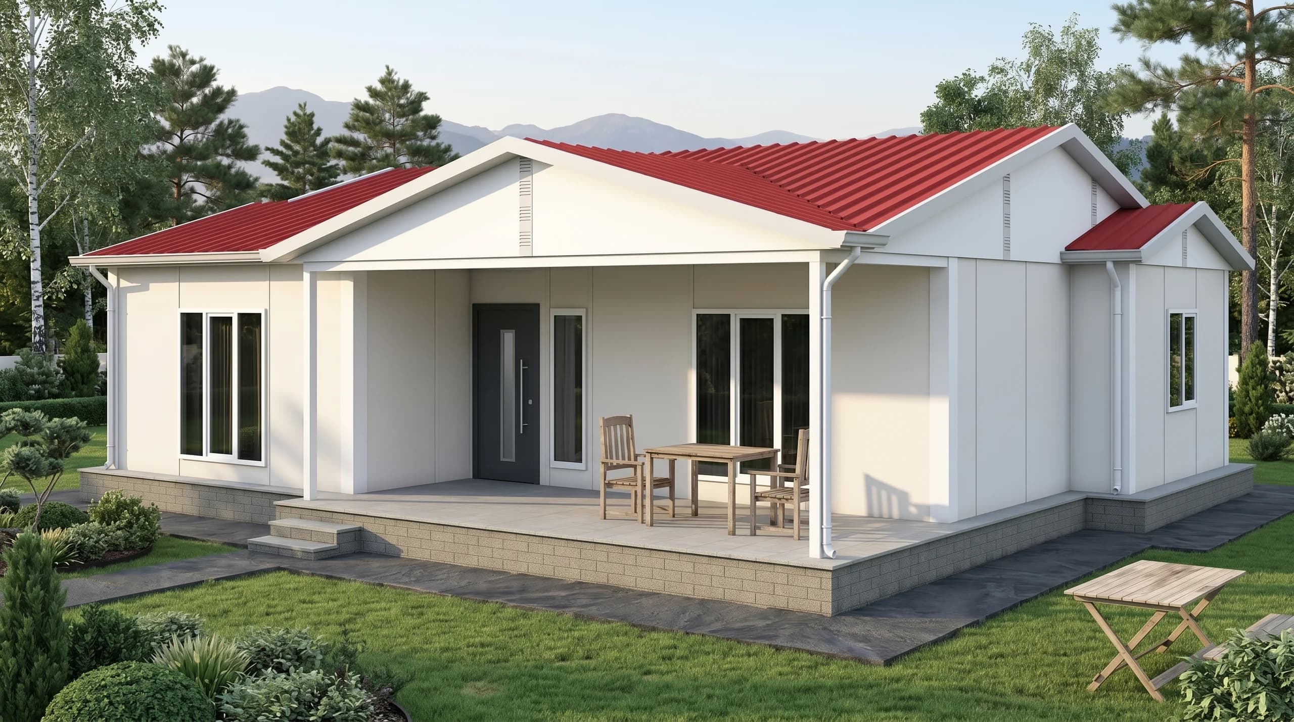 Tek Katlı Prefabrik 101m2 - Görsel 1
