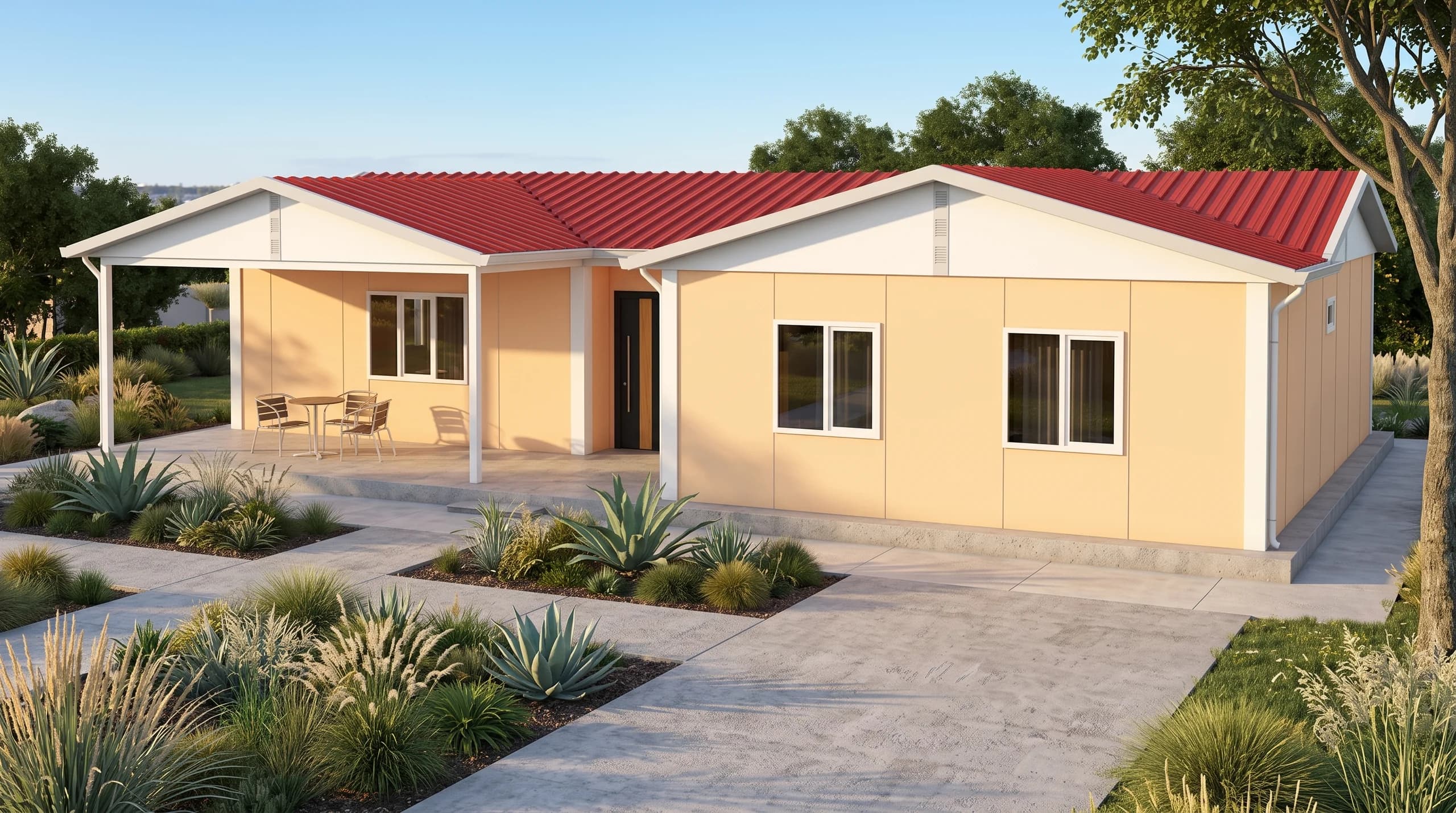 Tek Katlı Prefabrik 123m2