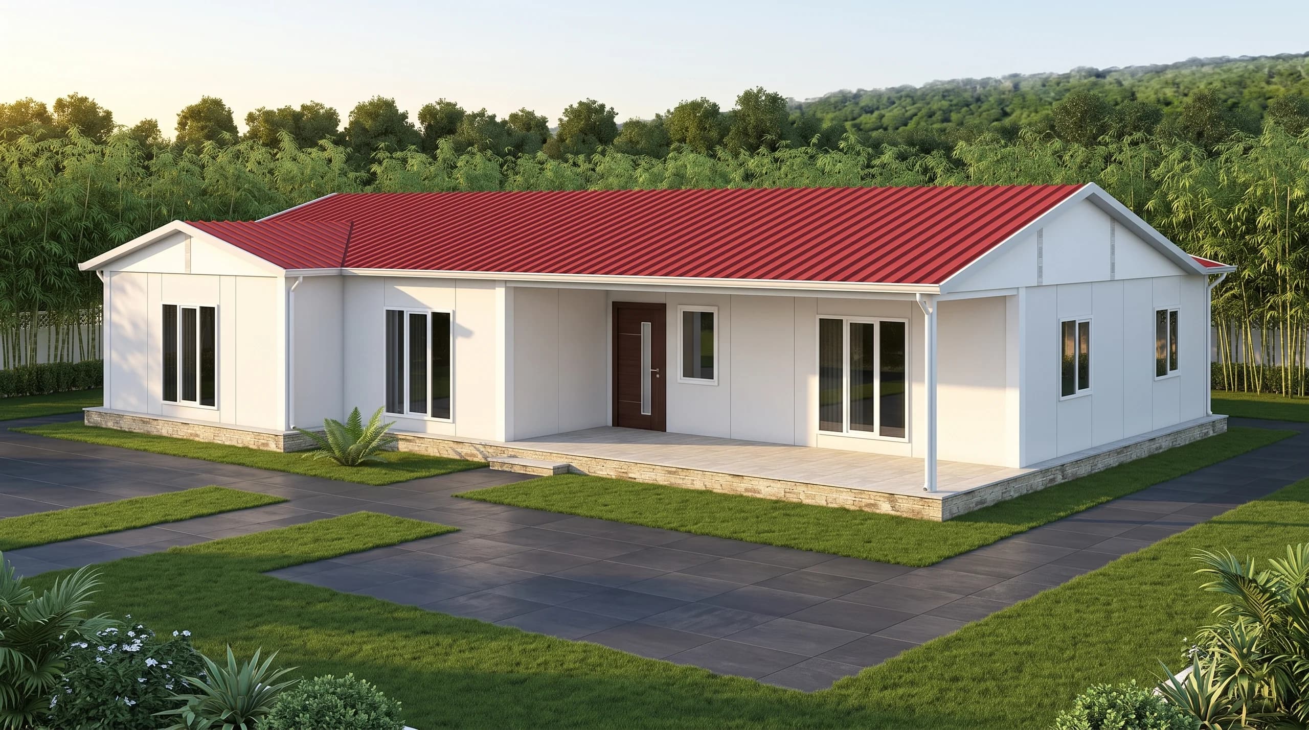 Tek Katlı Prefabrik 166m2 - Görsel 1