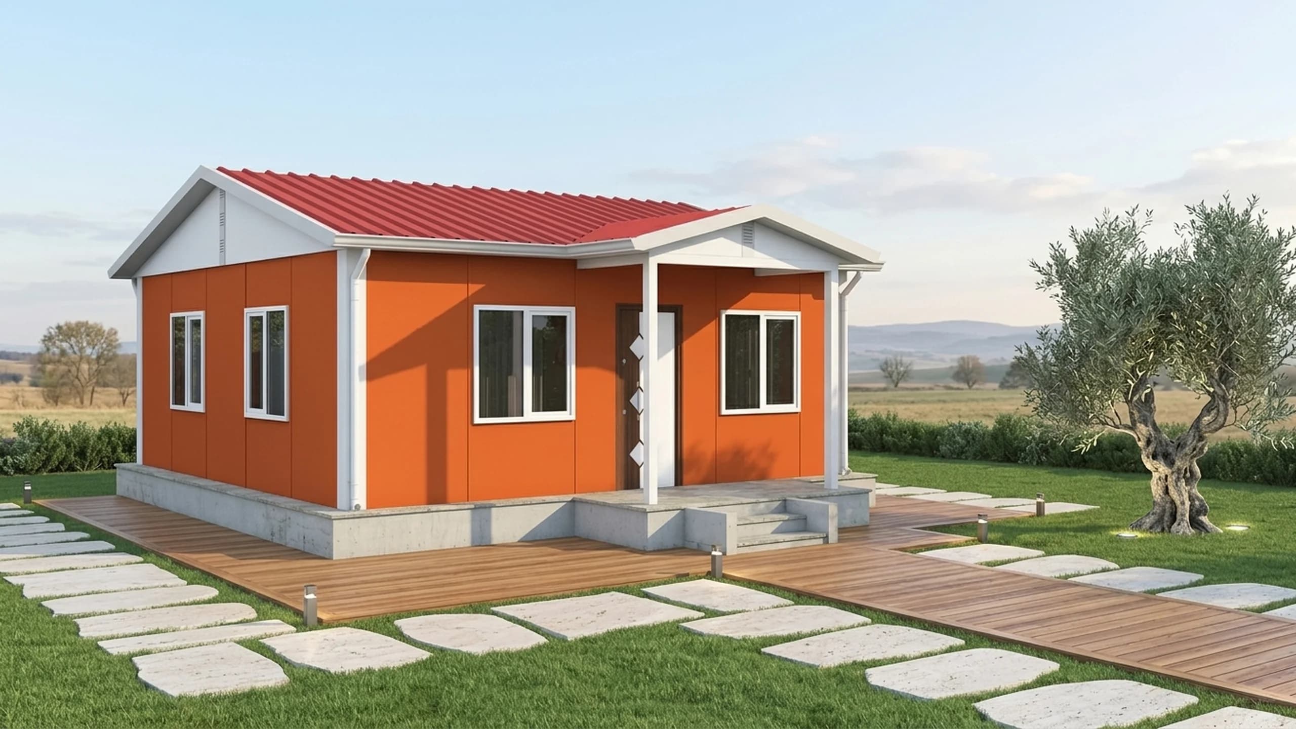 Tek Katlı Prefabrik 45m2 - Görsel 1