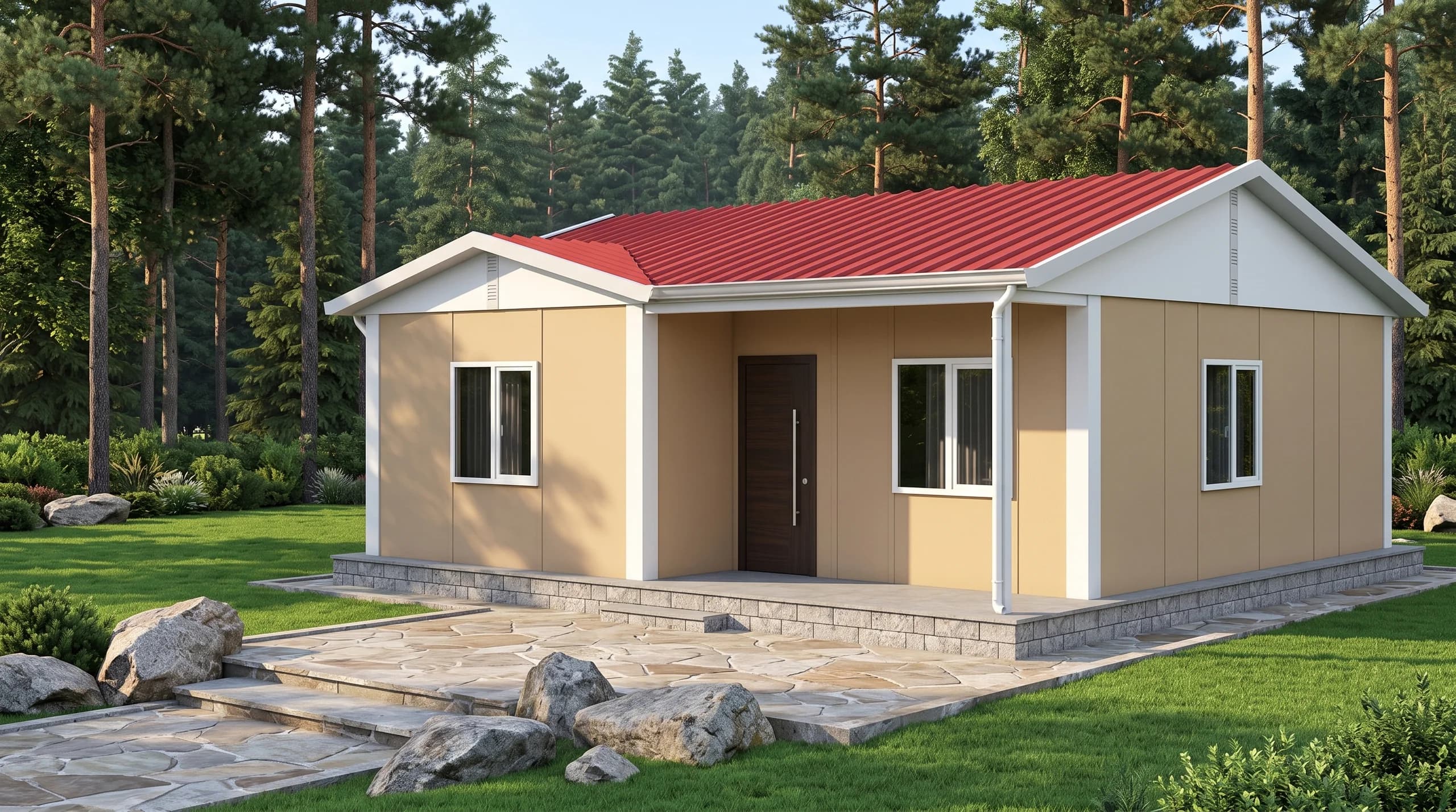 Tek Katlı Prefabrik 59m2 - Görsel 1