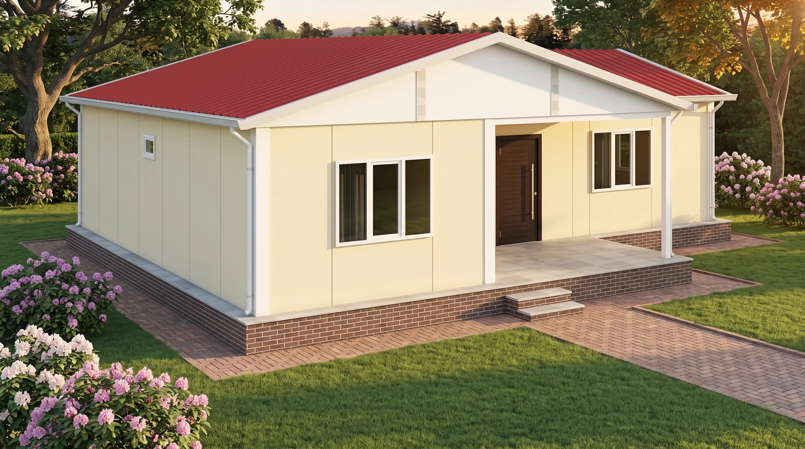 Tek Katlı Prefabrik 93m2