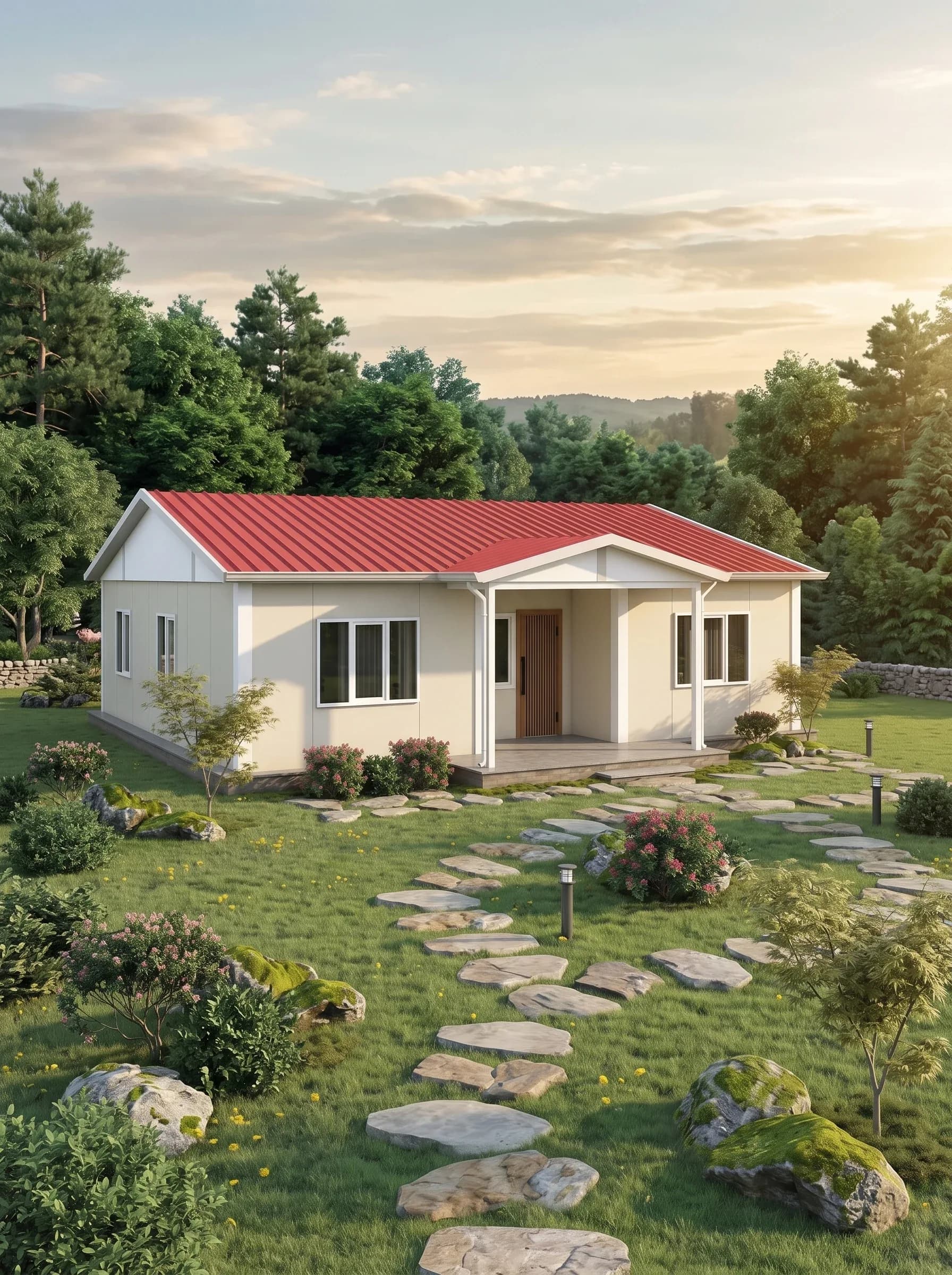 Tek Katlı Prefabrik 95m2 - Model 1