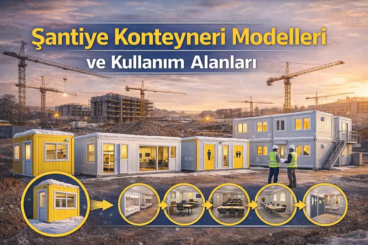 Şantiye Konteyneri Nedir? Modelleri ve Kullanım Alanları