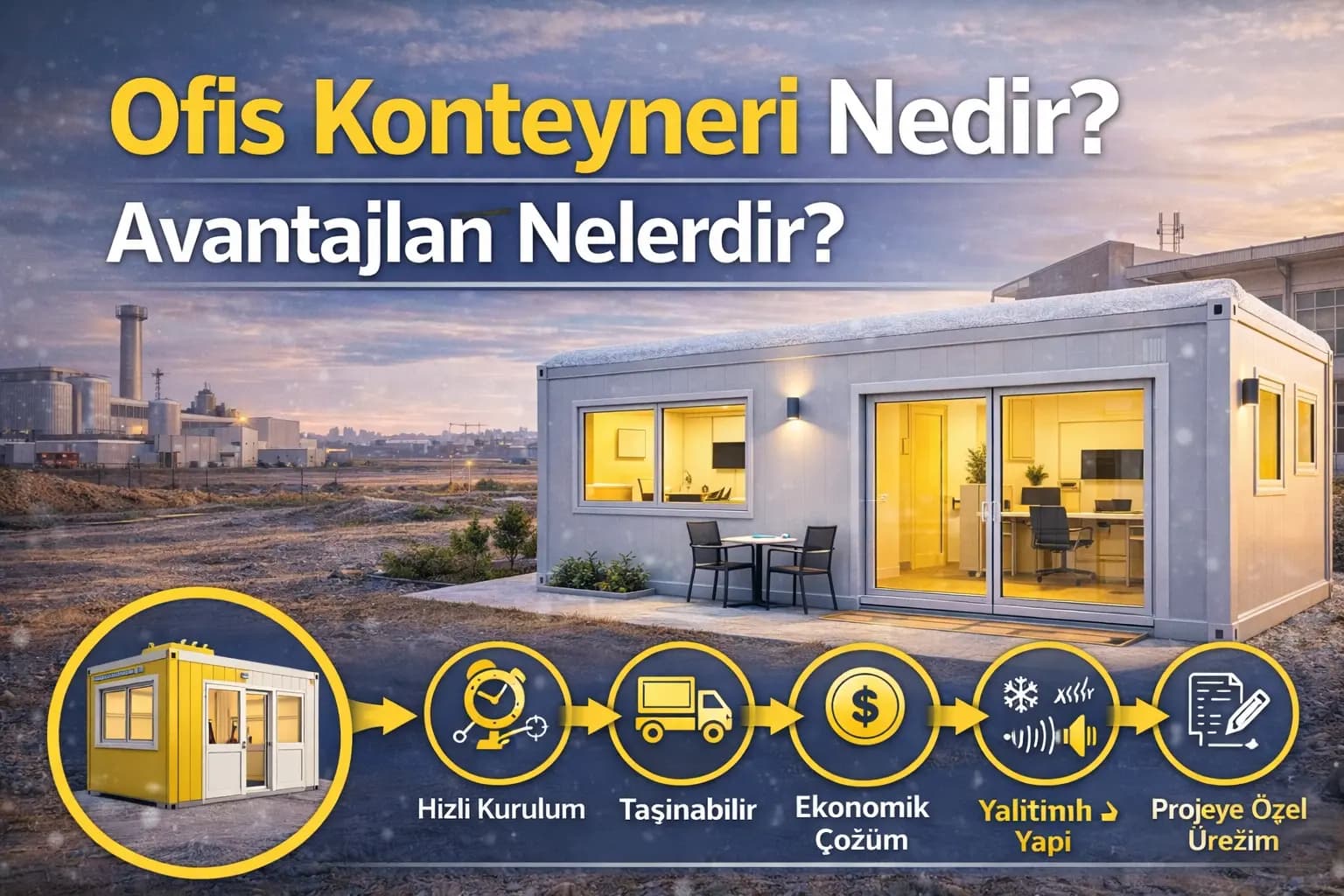 Ofis Konteyneri Nedir? Avantajları Nelerdir?