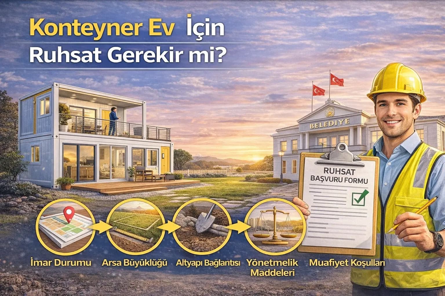 Konteyner Ev İçin Ruhsat Gerekir mi?