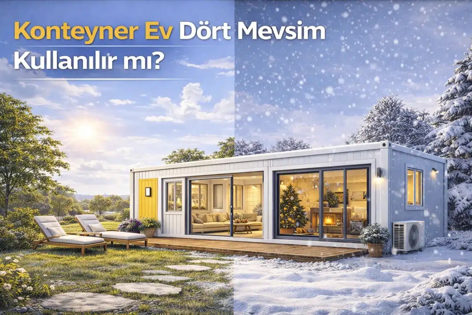 Konteyner Ev Dört Mevsim Kullanılır mı?