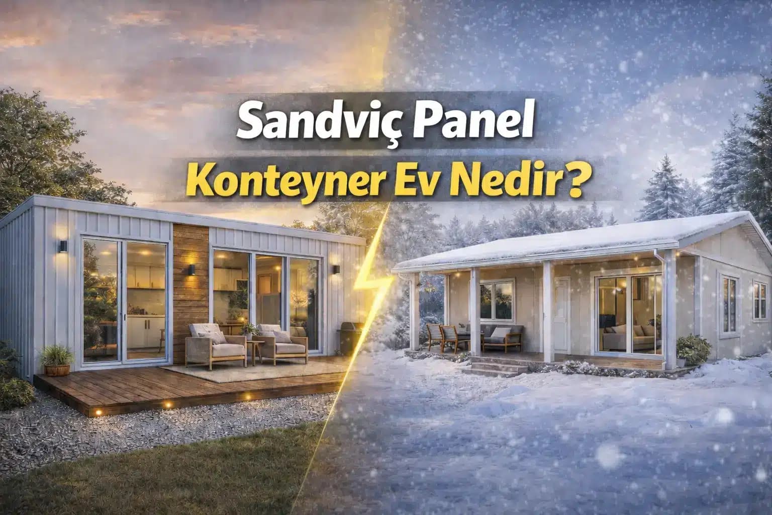 Sandviç Panel Konteyner Ev Nedir?