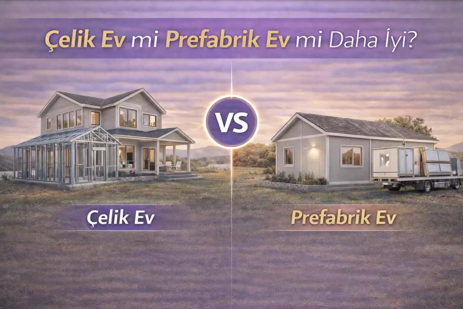 Çelik Ev mi Prefabrik Ev mi Daha İyi?
