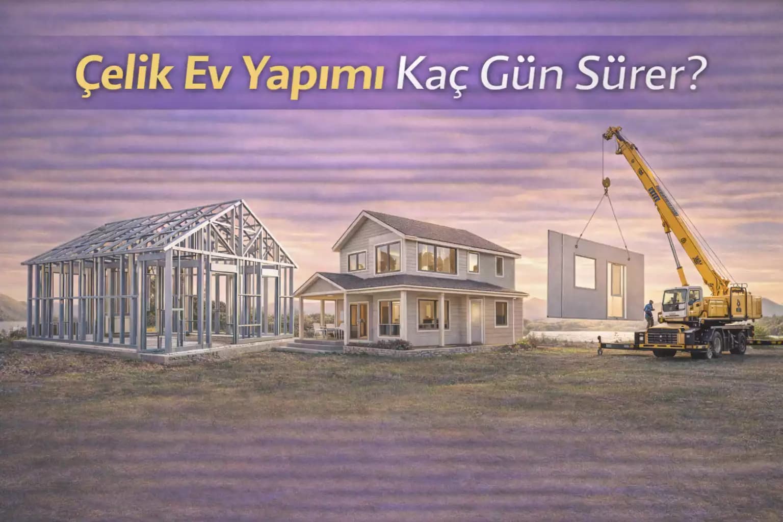 Çelik Ev Yapımı Kaç Gün Sürer?
