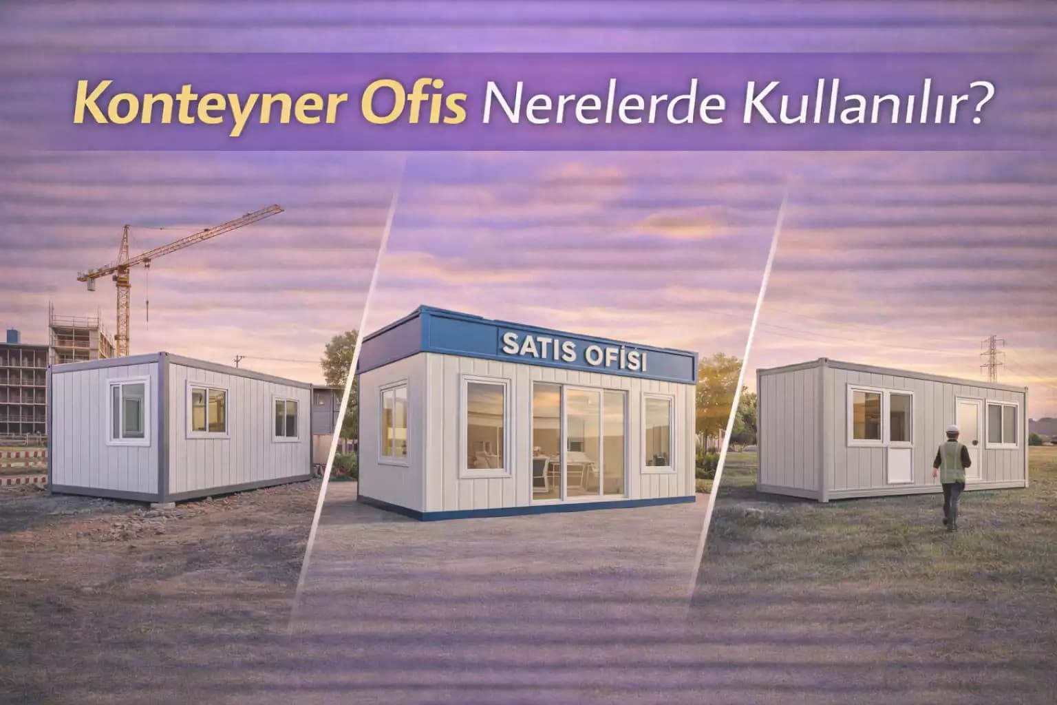 Konteyner Ofis Nerelerde Kullanılır?