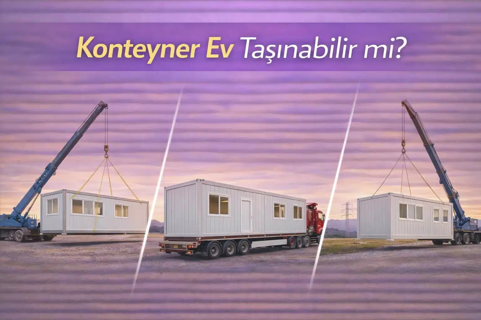 Konteyner Ev Taşınabilir mi?