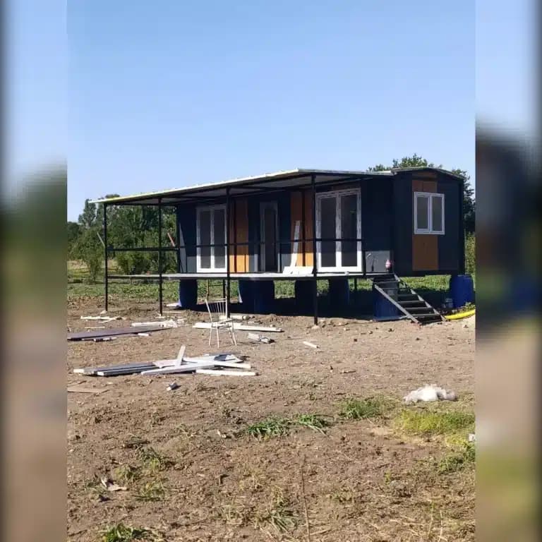 44m2 Prefabrik Konteyner Ev