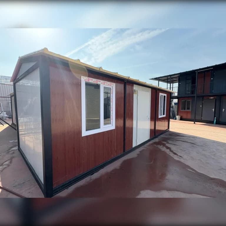 7x3 (21m2) Beşik Çatı Prefabrik Konteyner Ev - Ofis