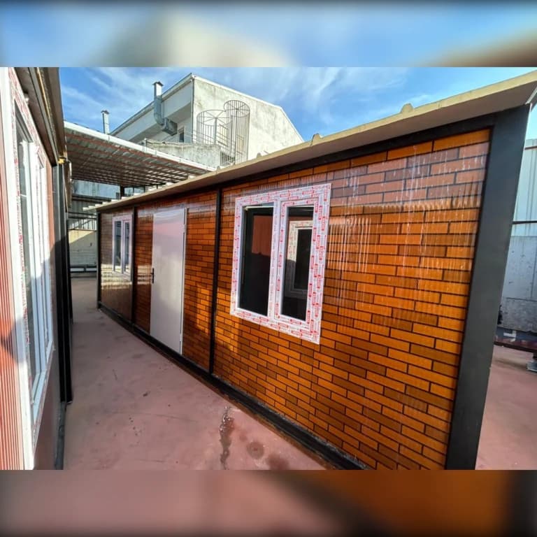 7x3 (21m2) Beşik Çatı Prefabrik Konteyner Ev - Ofis