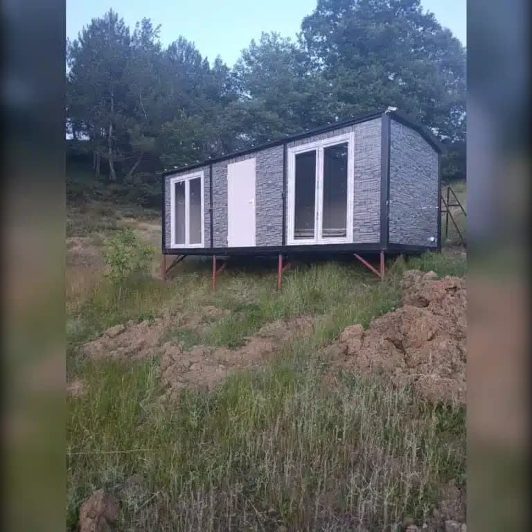 7x3 (21m2) Beşik Çatı 1+1 Prefabrik Konteyner Ev - Ofis