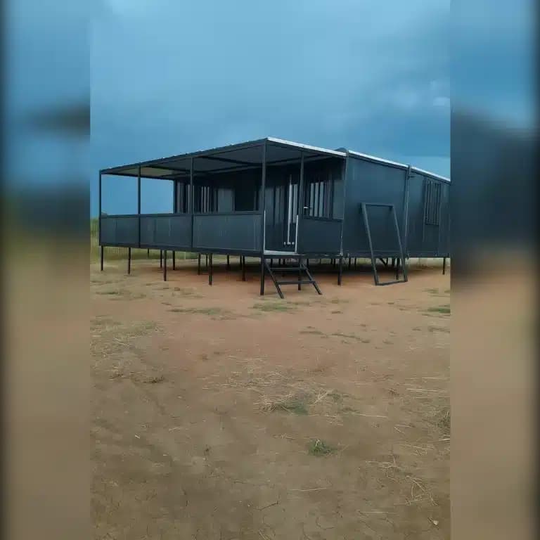 60m2 Veranda - Sundurma'lı Prefabrik Konteyner Ev