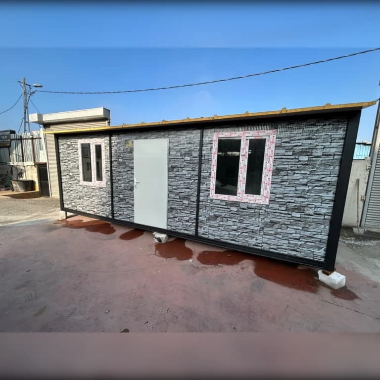 7x3 (21m2) Beşik Çatı Prefabrik Konteyner Ev - Ofis