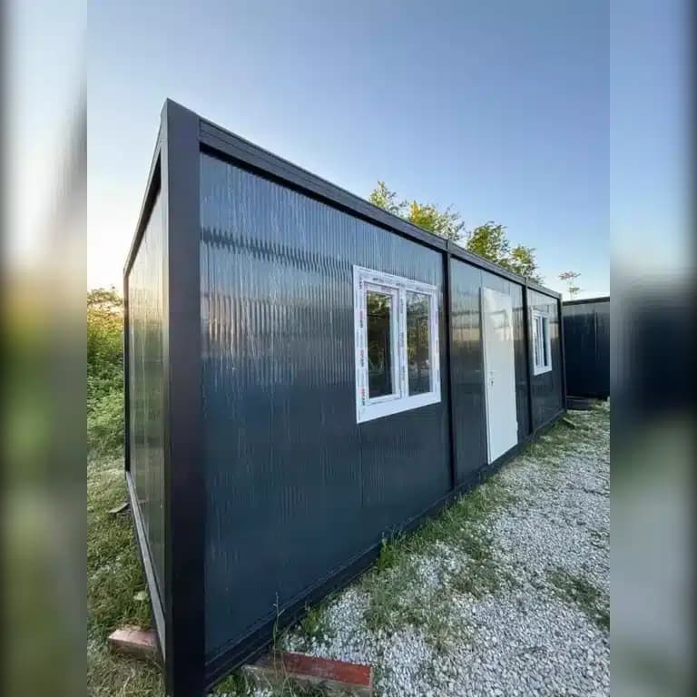 7x3 (21m2) Düz Çatı Prefabrik Konteyner Ev - Ofis