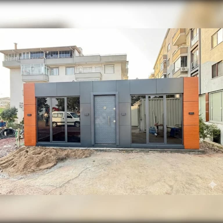 42m2 Kompozit Kaplama Konteyner Ofis & Ev