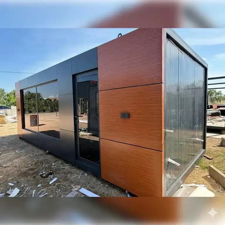 7x3 (21m2) Kompozit Kaplama WC - Mutfak'lı Konteyner Ofis