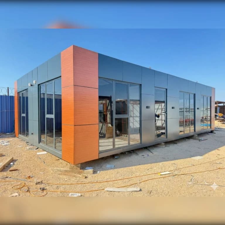 10x6 (60m2) Birleşim Modeli Kompozit Kaplama Konteyner Ofis & Ev