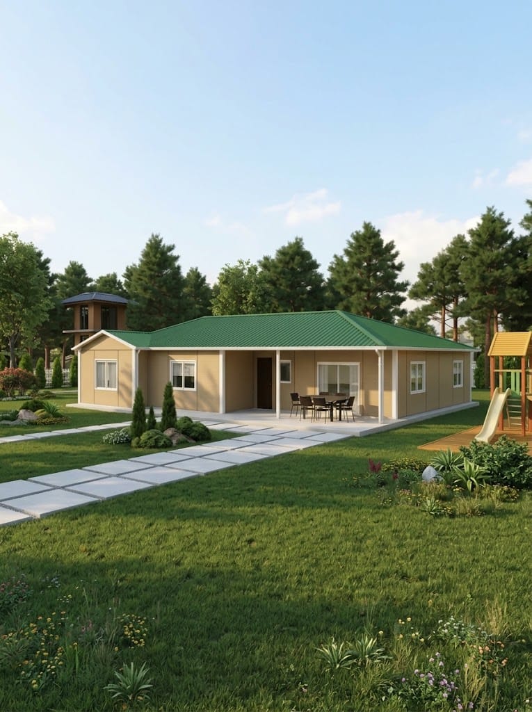 148m2 Tek Katlı Çelik Ev