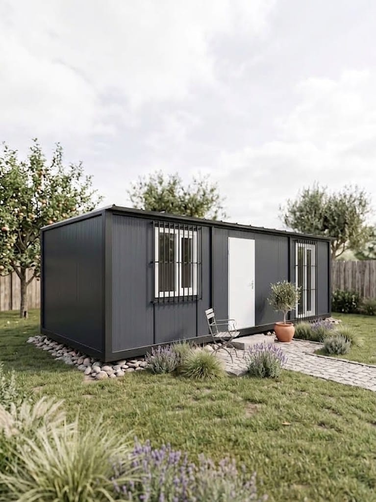 3,5x8 (28m2) Eğimli Çatı Prefabrik Konteyner Ev - Ofis