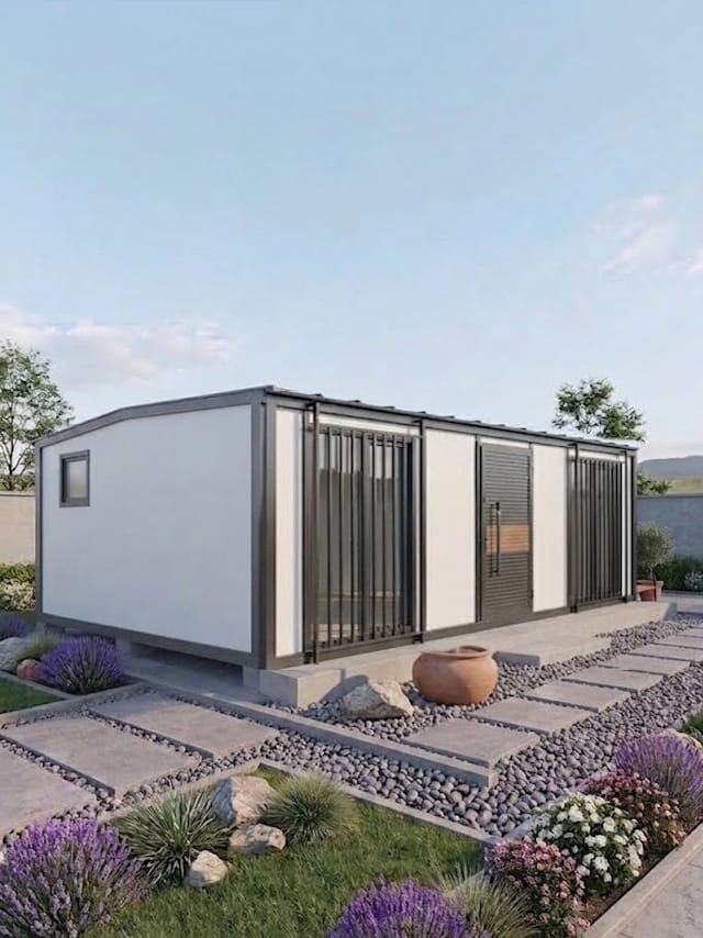 56m2 2+1 Beşik Çatı Birleşim Modeli Prefabrik Konteyner Ev