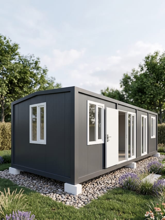 9x4 (36m2) Beşik Çatı Prefabrik Konteyner Ev - Ofis