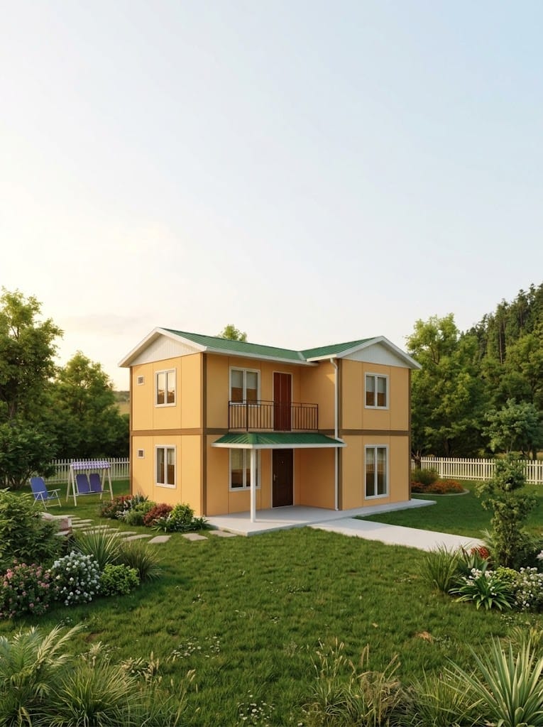 90m2 Çift Katlı Çelik Ev