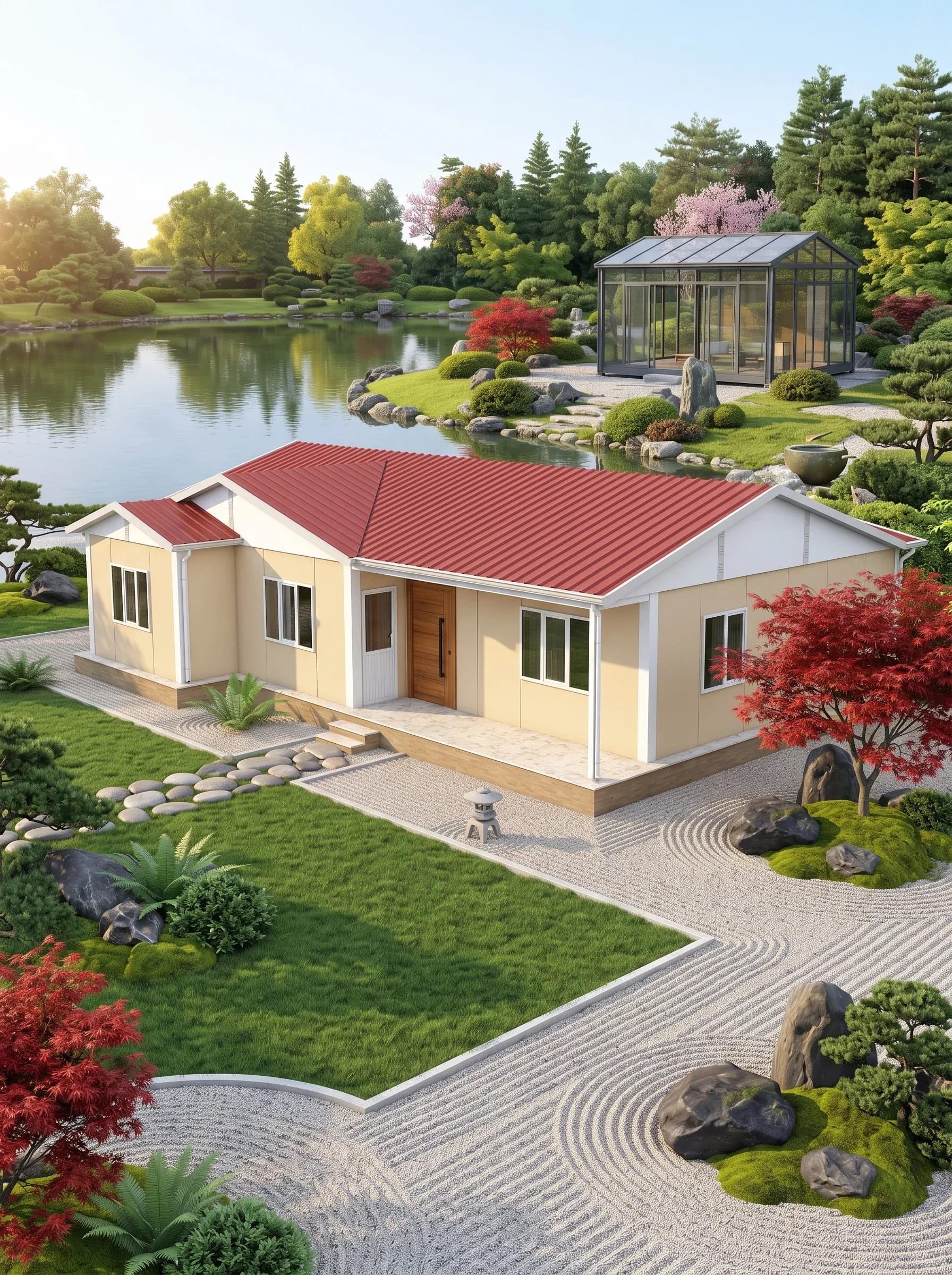 Tek Katlı Prefabrik 120m2