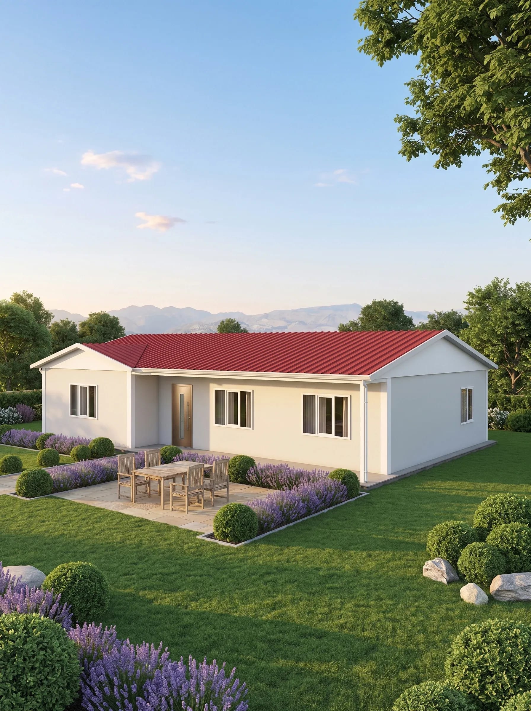 Tek Katlı Prefabrik 125m2