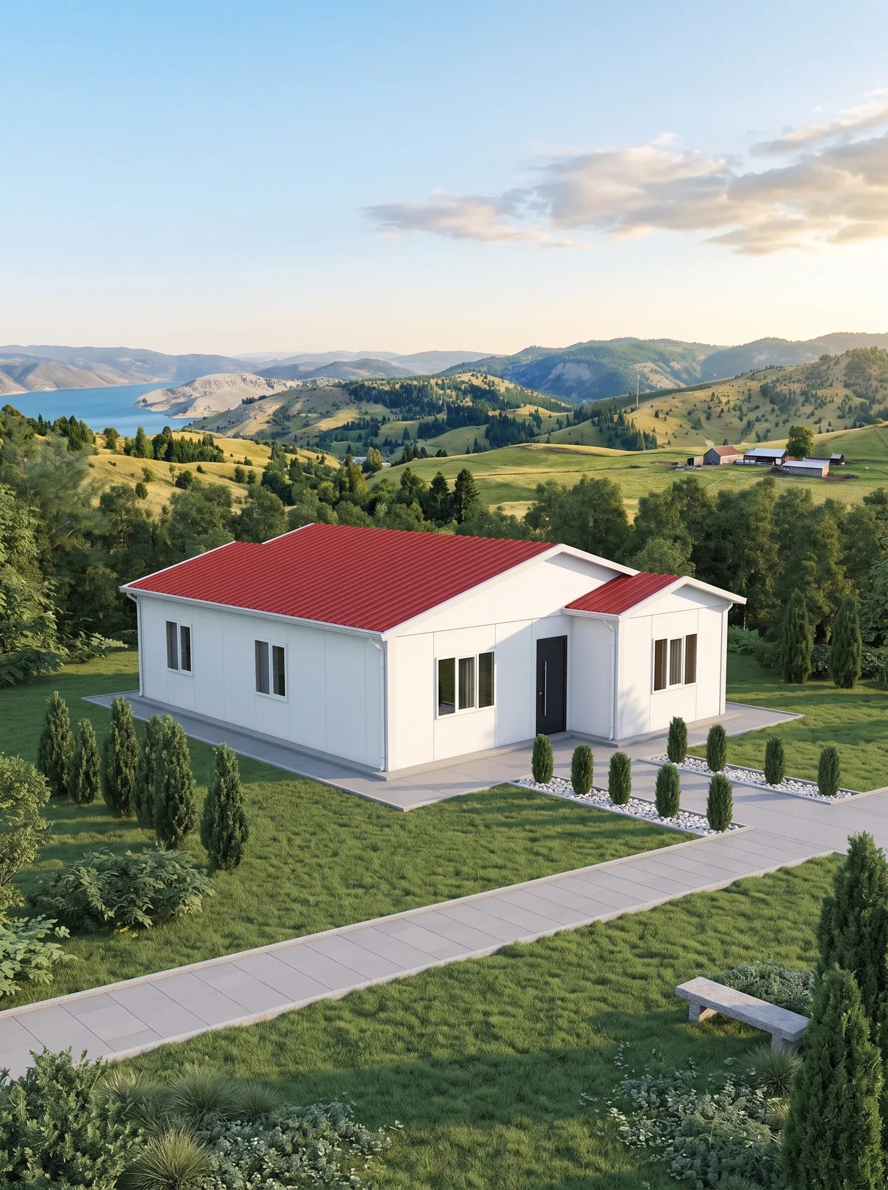 Tek Katlı Prefabrik 86m2