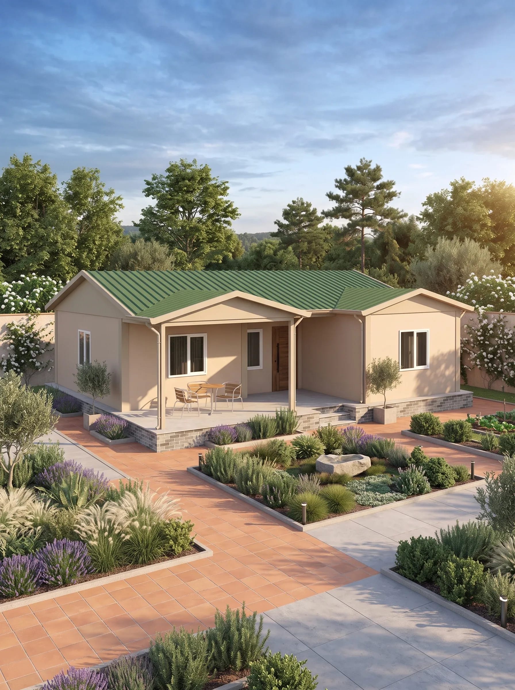 Tek Katlı Prefabrik 88m2