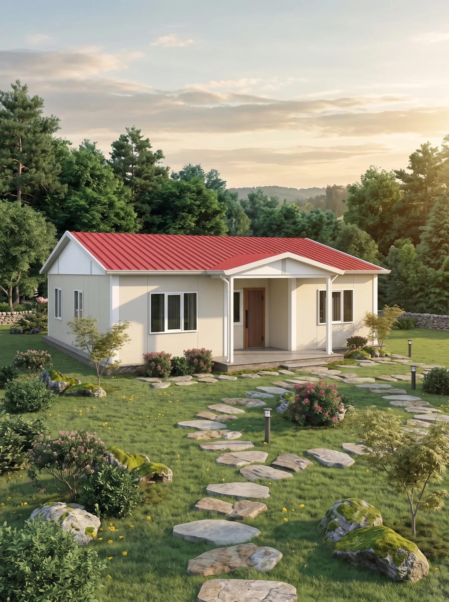 Tek Katlı Prefabrik 95m2 - Model 1