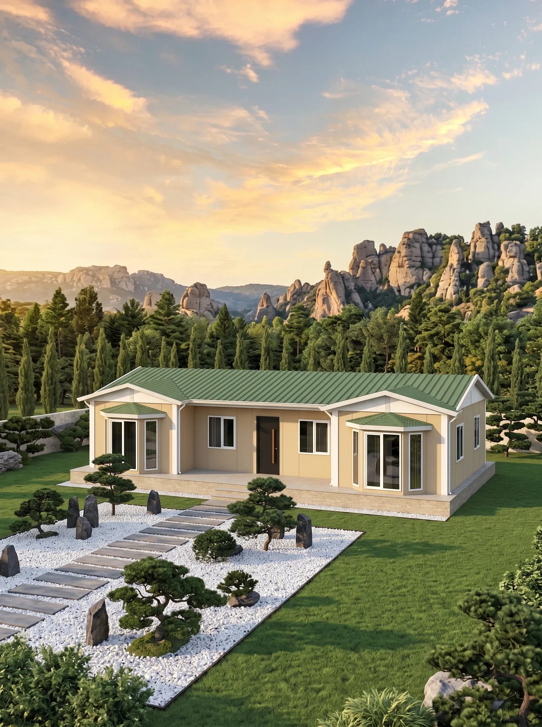 Tek Katlı Prefabrik 98m2