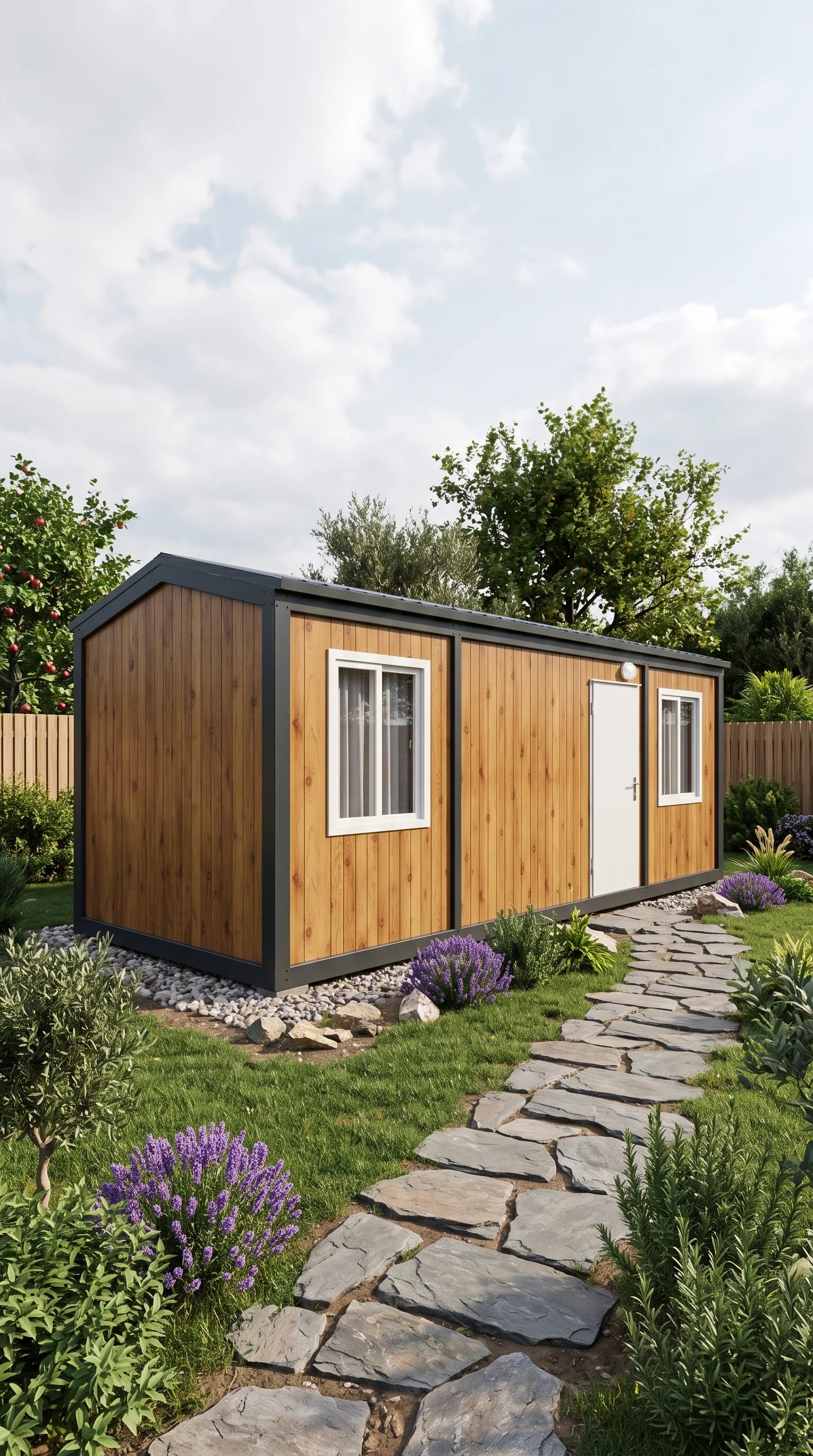 7x3 (21m²) Demonte 1+1 Beşik Çatı Konteyner Ofis - Ev - Ana Kapak Görseli
