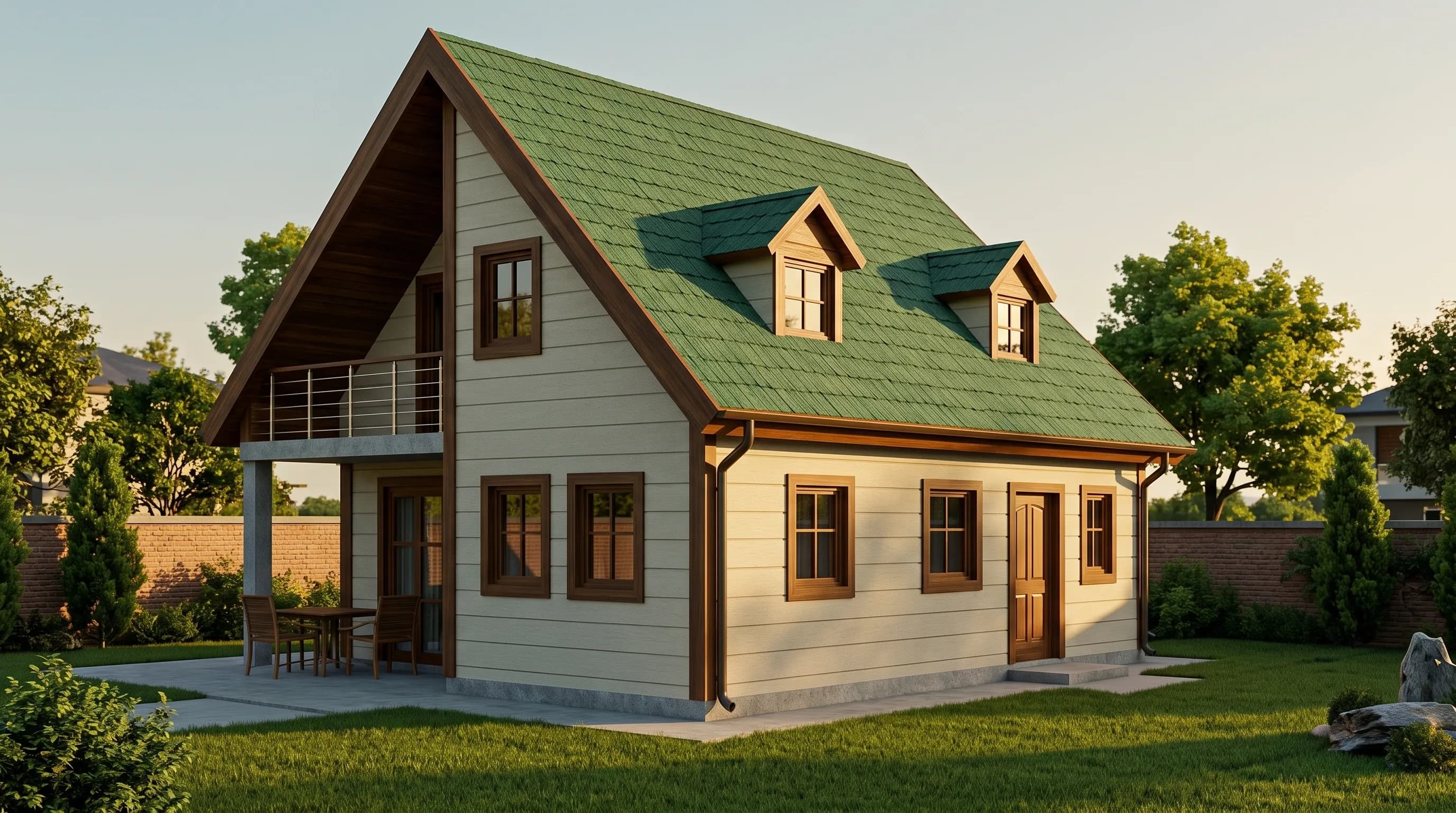 145m2 Çift Katlı Çelik Ev - Görsel 1