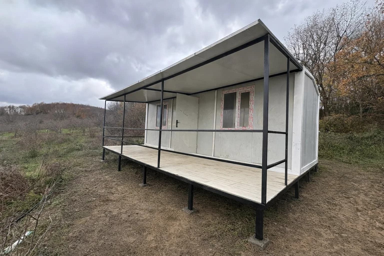21m² Ev + 14m² Verandalı 35m² Konteyner Ev Projesi · Şile