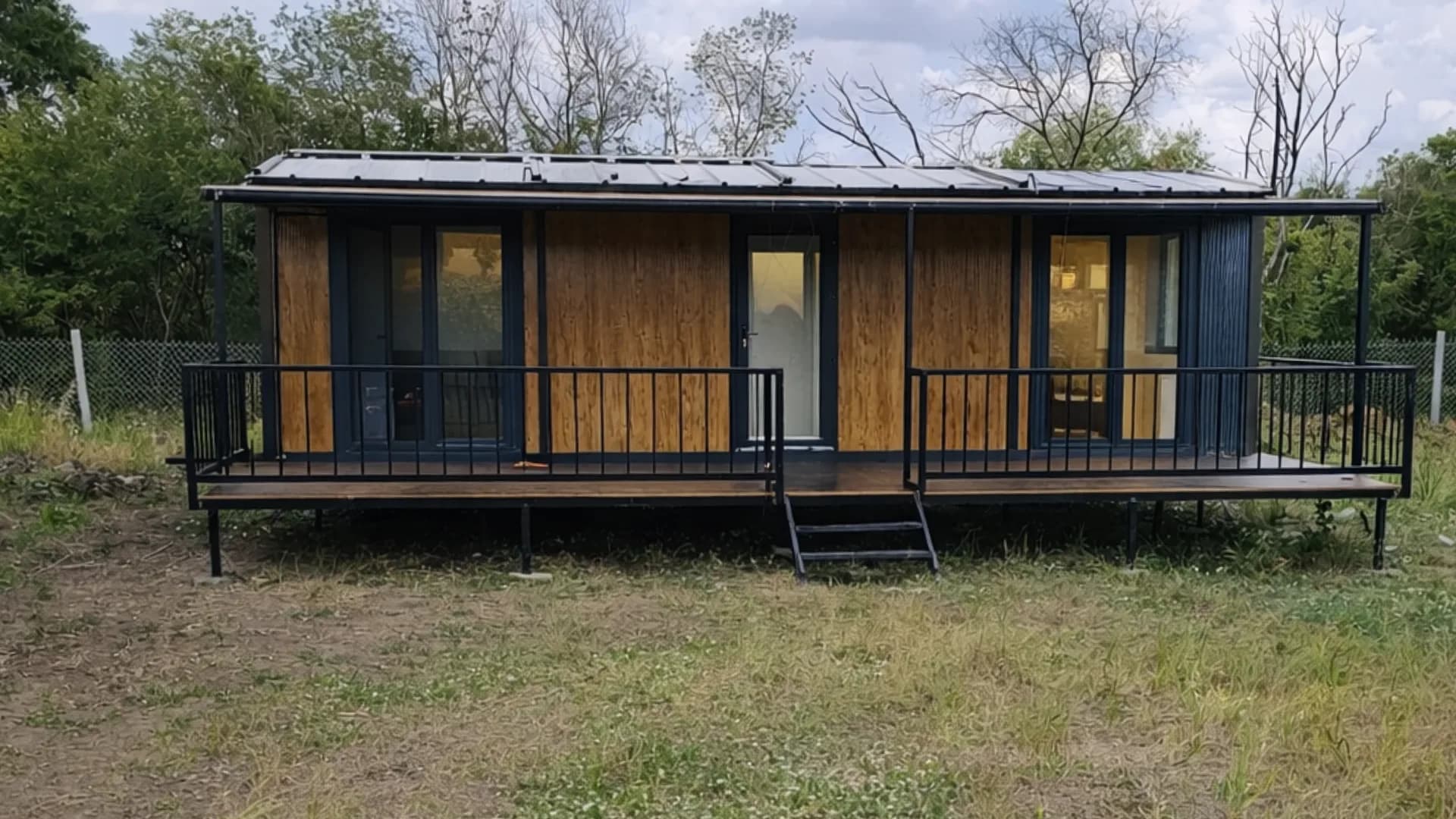 30m² Ev + 25m² Devasa Verandalı 55m² Konteyner Ev · Kırklareli