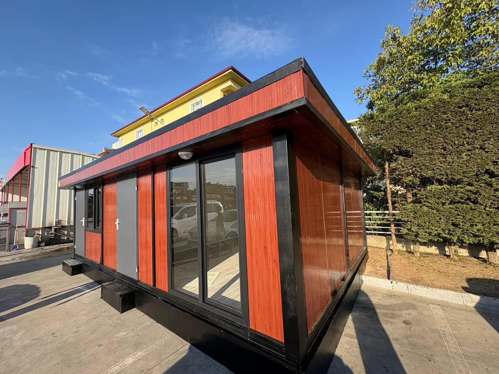4.5x7.5m 34m² Parapet Detaylı Konteyner Ofis · Sancaktepe Samet Lojistik görsel 2