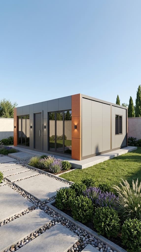 42m2 Kompozit Kaplama Konteyner Ofis & Ev