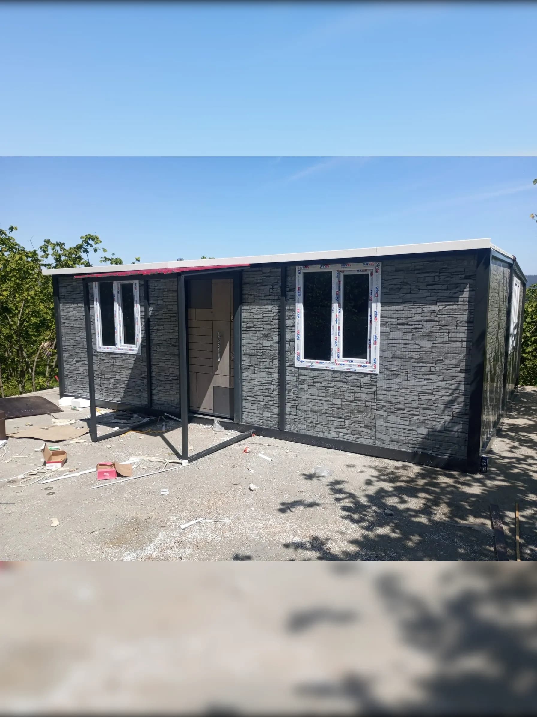 44m2 Prefabrik Konteyner Ev